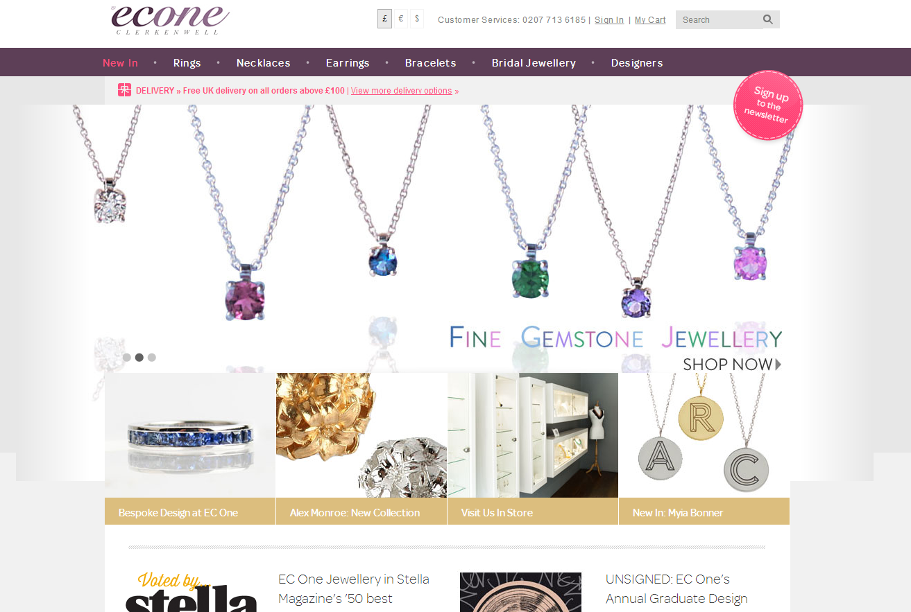 econe.co.uk - Online diamond jewellery store in UK - No#1 eCommerce ...